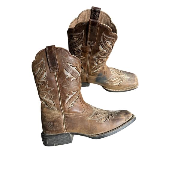 Ariat Other - Ariat Round Up Bliss Western Boot Girls Size 3